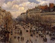 Camille Pissarro Boulevard Montaartre France oil painting artist